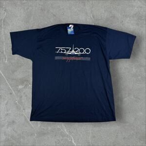 Vintage Boeing Jet Transport T-Shirt Jerzeez (New With Tags) single stitch